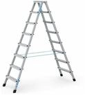 Zarges T-Gleiter ZARGES XLstep B - LM-Stufen-Stehleiter 2 x 8 Stufen
