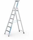 Zarges T-Gleiter ZARGES Saferstep S - LM-Stufen-Stehleiter 6 Stufen