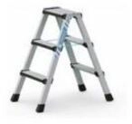 Zarges T-Gleiter ZARGES Comfortstep B - LM-Stufen-Stehleiter 2 x 3 Stufen