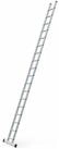 Zarges T-Gleiter ZARGES Anlegeleiter Alu. 18Sprossen Arbeits-H.6300mm L.5170mm...