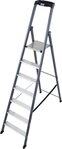 KRAUSE Stehleiter SePro S, Alu eloxiert, 1x7 Stufen, Arbeitsh&ouml;he ca. 350 cm