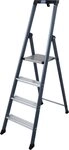 KRAUSE Stehleiter SePro S, Alu eloxiert, 1x4 Stufen, Arbeitsh&ouml;he ca. 285 cm