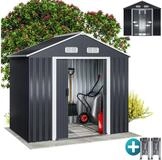Gardebruk Ger&auml;tehaus, BxT: 132x196 cm, XL Metall 2m&sup2; mit Fundament 196x132x188cm