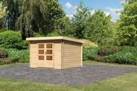 Karibu Gartenhaus Karibu Gartenhaus Bastrup, 28 mm, 315 x 333 cm, Typ 5, natur,...