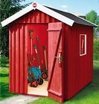 weka Gartenhaus Schwedenhaus Gr.1, BxT: 200x208 cm
