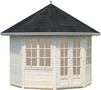 Palmako Gartenhaus Pavillon Veronica, BxT: 359x359 cm, naturbelassen