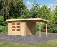 Karibu Gartenhaus Karibu Gartenhaus Bastrup, 28 mm, 514 x 333 cm, Typ 5, natur,...