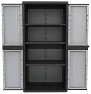 Kreher Mehrzweckschrank XXL Kunststoffschrank 'Kreher Jumbo' mit 3
