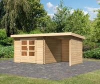 Karibu Gartenhaus Karibu Gartenhaus Bastrup, 28 mm, 514 x 333 cm, Typ 5, natur,...