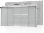 Vitavia Gew&auml;chshaus Ida 6500 HKP 6mm Alu mit 2 Fenster
