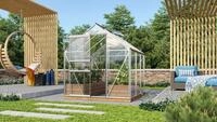Vitavia Gew&auml;chshaus Venus 3800, BxTxH: 195 x 195 x 197 cm, 3 mm Wandst&auml;rke,