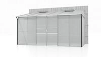 Vitavia Gew&auml;chshaus Ida 7800 HKP 4mm Alu mit 2 Fenster