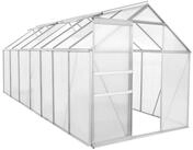 Zelsius Gew&auml;chshaus Aluminium Gew&auml;chshaus, 430 x 190 cm, 6 mm...