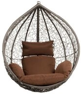 HOME DELUXE H&auml;ngesessel Polyrattan H&auml;ngesessel CIELO - Nur Korb (Set, Korb und