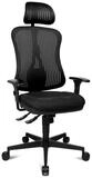 TOPSTAR Drehstuhl Drehstuhl Headpoint SY - schwarz mit Armlehnen.