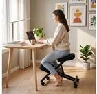 IDIMEX Arbeitshocker ROBERT, Kniestuhl Kniehocker Sitzhocker B&uuml;rohocker Stoff