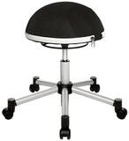 TOPSTAR Drehhocker Sitness Half Ball, inkl. Halbkugel, Luftpumpe, &Uuml;bungsposter und