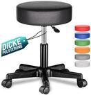Casaria Drehhocker, H&ouml;henverstellbar 10cm Polsterung 46-60cm Sitzh&ouml;he 360&deg; Drehbar
