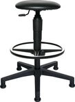 TOPSTAR Hocker TOPSTAR 72260D10T Drehhocker mit Gleiter Kunstlederpolster...