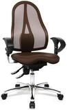TOPSTAR Drehstuhl B&uuml;rodrehstuhl Sitness 15 dunkelbraun