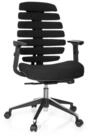 hjh OFFICE Drehstuhl Profi B&uuml;rostuhl Ergo Line Ii Stoff mit Armlehnen (1 St),