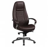Amstyle Chefsessel B&uuml;rostuhl AUSTIN Echtleder Braun Schreibtischstuhl Drehstuh