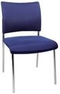 TOPSTAR Stuhl Besucher-Stuhl Visit10 m.Polster,blau 2 Stk