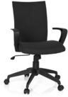 hjh OFFICE Drehstuhl Home Office B&uuml;rostuhl Soft Stoff mit Armlehnen (1 St),