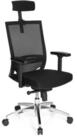 hjh OFFICE Drehstuhl B&uuml;rostuhl PORTO MAX HIGH 657260 schwarz