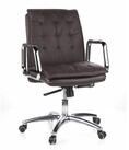 hjh OFFICE Chefsessel Profi Chefsessel Villa 10 Leder mit Armlehnen, Drehstuhl