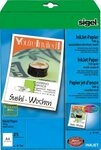 Sigel Fotopapier Inkjetpapier A4 160g/qm spezialbeschichtet hochwei&szlig; VE=25...