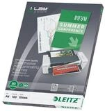 LEITZ Laminierfolie iLAM, A4, 80 &micro;m, 100 St., A4, 80 mic, gl&auml;nzend,...