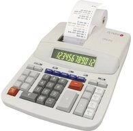 Olympia Taschenrechner Druckender Tischrechner 944837002, Angewinkeltes Display,