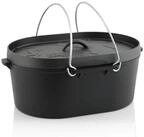 BBQ-Toro Grilltopf Dutch Oven 9,3 Liter, Gusseisen Kochtopf ohne F&uuml;&szlig;e,...