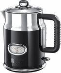 RUSSELL HOBBS Wasserkocher WK Retro Noir 21671-70, 1,7 l, 2400 W