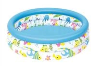 Bestway Planschbecken Bestway 51008 - Planschbecken Coral Kids &Oslash; 102 x 25 cm, rund