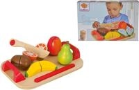 Eichhorn Spiellebensmittel Holzfr&uuml;chte auf Brett, (12-tlg)