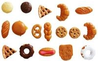 GOWI Spiellebensmittel, (Geb&auml;ck, 24-tlg), f&uuml;r Kinderladen oder Kinderk&uuml;che