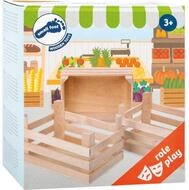 Small Foot Aufbewahrungsbox Gro&szlig;e Kiste Natur, 3er Set