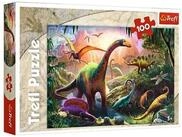 Trefl Puzzle Dinosaurier Land, 100 Puzzleteile
