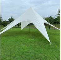 CLP Pavillon Sternzelt 14m, (1er), Event-Zelt,14 Meter Durchmesser wei&szlig;