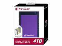 Transcend HDD externe Festplatte StoreJet 25H3 2,5 Zoll 4TB USB 3.1 purple...