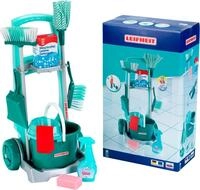 Klein Kinder-Besenwagen Leifheit Putzwagen mit Zubeh&ouml;r, leicht zu montieren,...