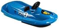 Hamax Lenkschlitten Kinder Rodelschlitten SNO Formel, 95x53x15 cm, blau, F&uuml;r rasante