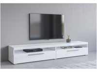 Helvetia TV-Lowboard 200 cm weiß