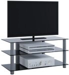 VCM TV-Board TV M&ouml;bel Sideboard Fernseh Rack Alu Glas Netasa (1 St)