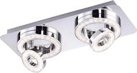 JUST LIGHT Deckenleuchte TIM, LED fest integriert, Warmwei&szlig;, Acryl mit...