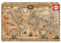 Educa Puzzle Puzzle 9215159 - Antique World Map - 1000 Teile Puzzle, Puzzleteile