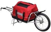vidaXL Fahrradkinderanh&auml;nger, Fahrradanh&auml;nger Einrad mit Tasche
