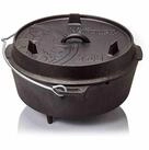 Petromax Feuerstelle Petromax Feuertopf ft18 mit F&uuml;&szlig;en 16,1 Liter Gusseisen 43,5 x